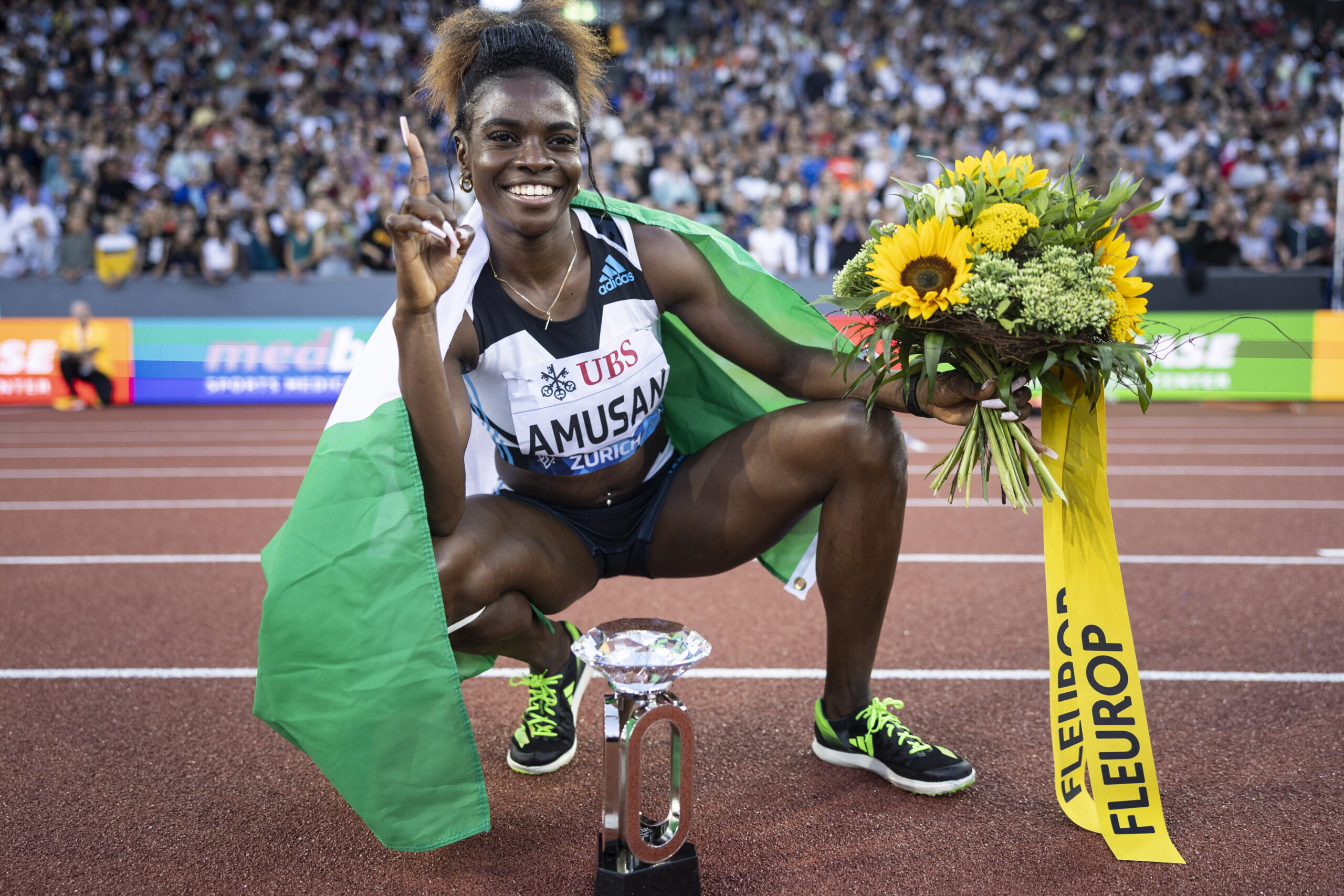 Nigeria’s Amusan breaks Diamond League record