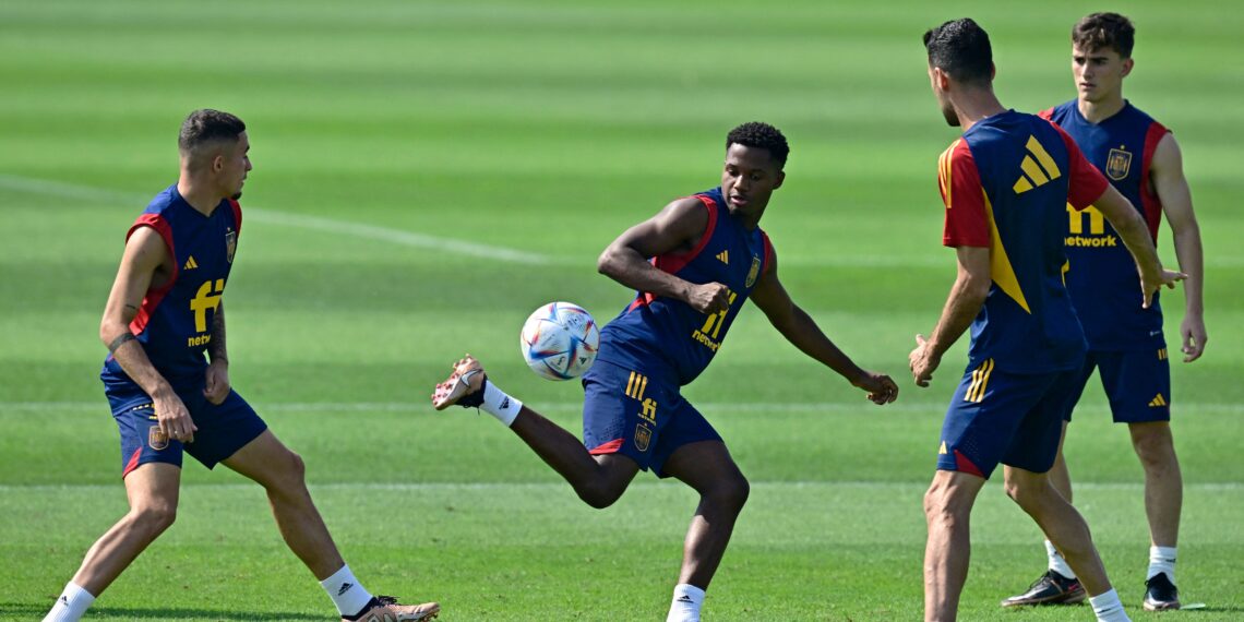 Spain star Ansu Fati couldn’t afford a ball in Guinea-Bissau