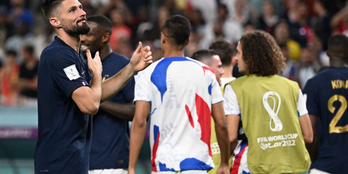 Giroud joins Henry as France’s all-time top scorer in World Cup opener