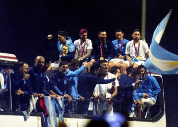 Jubilation as Argentina return home with World Cup trophy