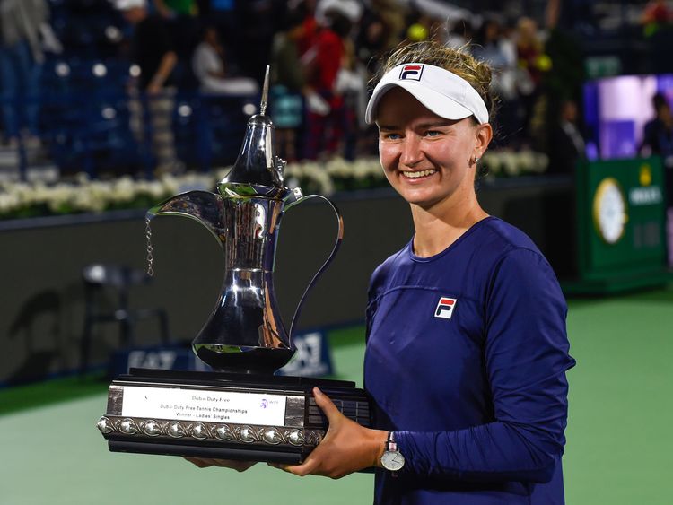 Dubai Open: Krejcikova stuns Swiatek to win title - AfrosportNow