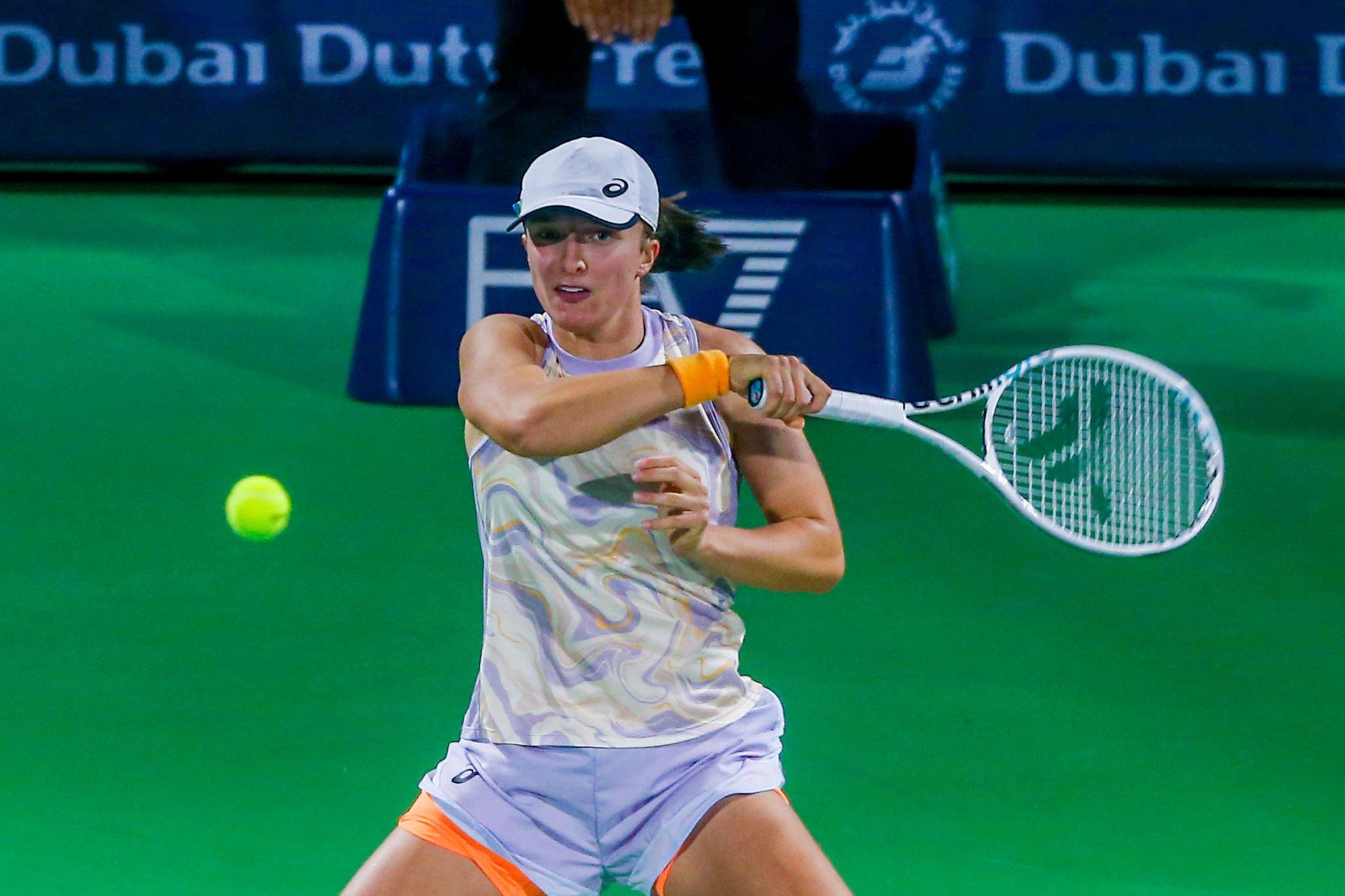 Dominant Swiatek claims first Dubai Tennis Championships final spot against  Krejcikova