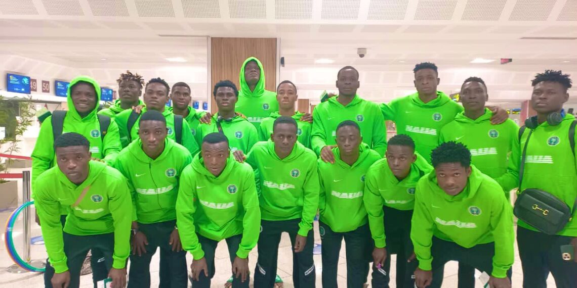 U-20 AFCON: Flying Eagles arrive Egypt ahead of Sunday opener