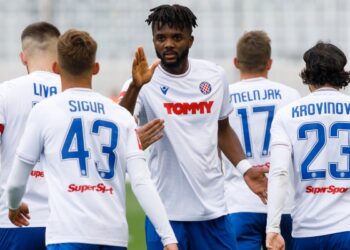 Awaziem on target in Hajduk Split win