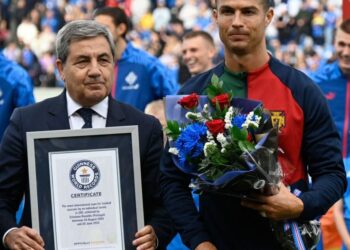 Ronaldo awarded Guinness World Record after reaching milestone