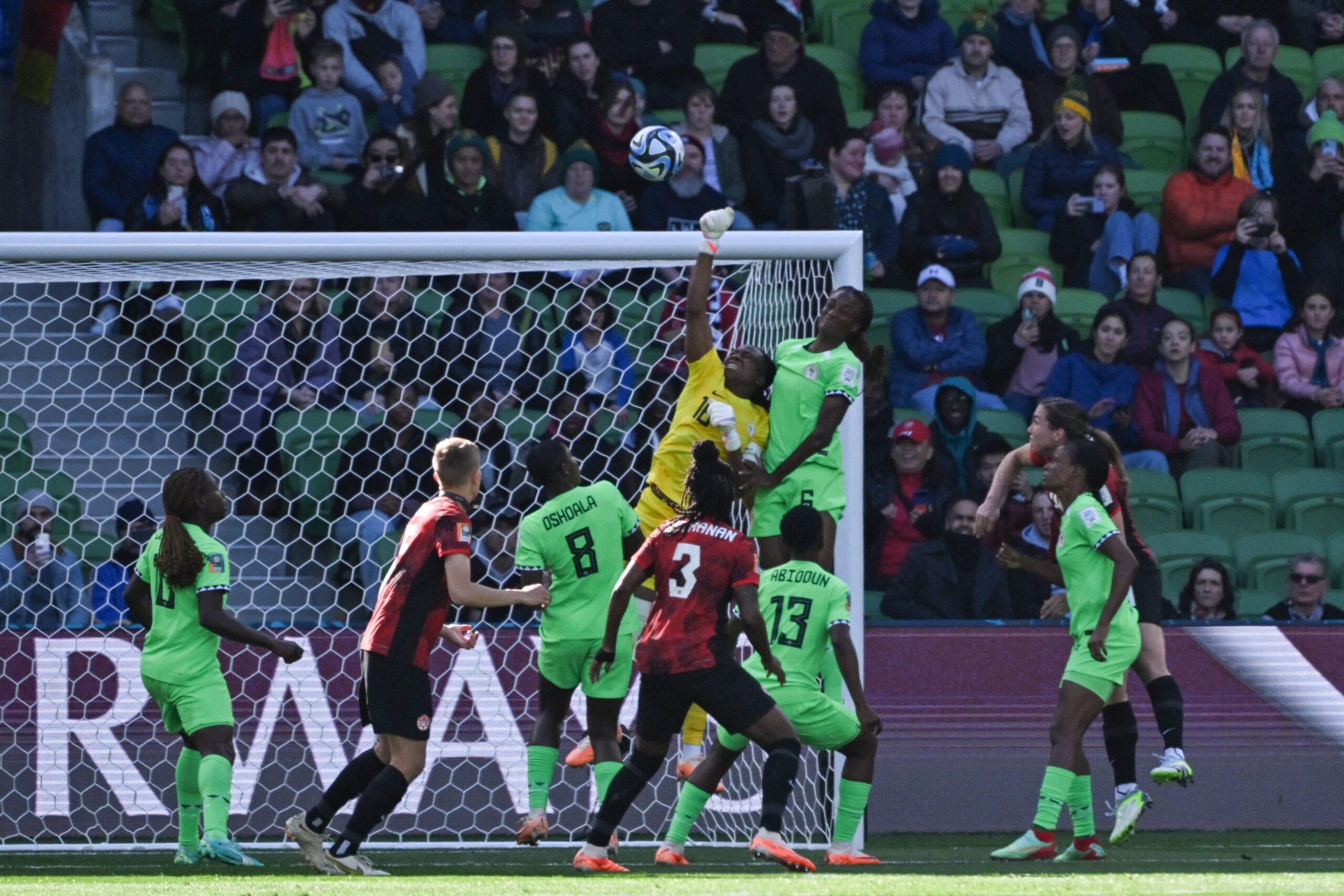 Women’s World Cup: 10-woman Nigeria hold Canada to goalless draw