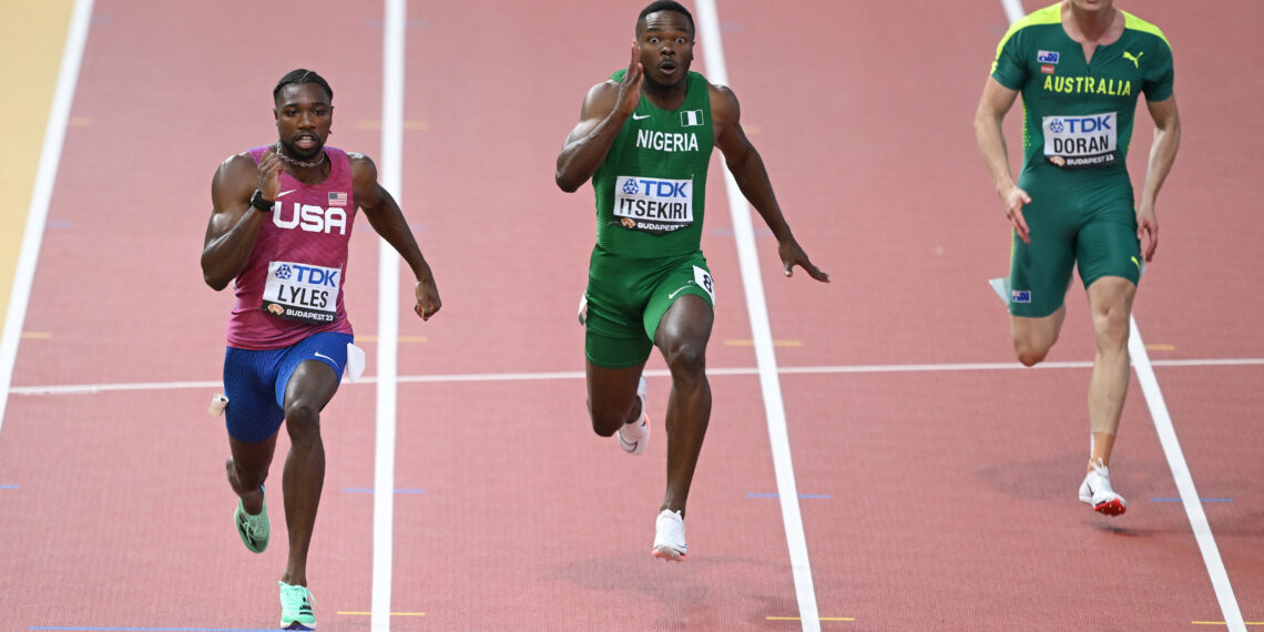 World Athletics Championships: Nigeria’s Ashe disqualified, Itsekiri & Ogunlewe through in men’s 100m