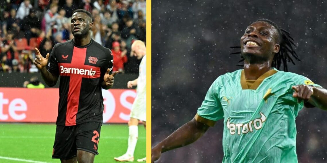 Europa League: Boniface shines in Leverkusen win, Ogbu scores for Slavia Prague