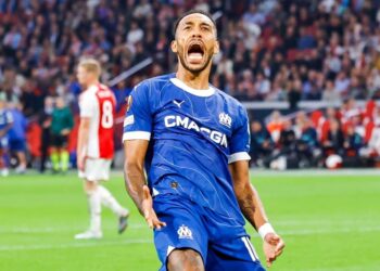Europa League: Aubameyang’s brace seals draw for Marseille in six-goal thriller