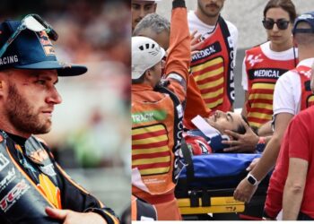 Catalunya MotoGP: South Africa’s Binder recounts horrific crash with injured Bagnaia