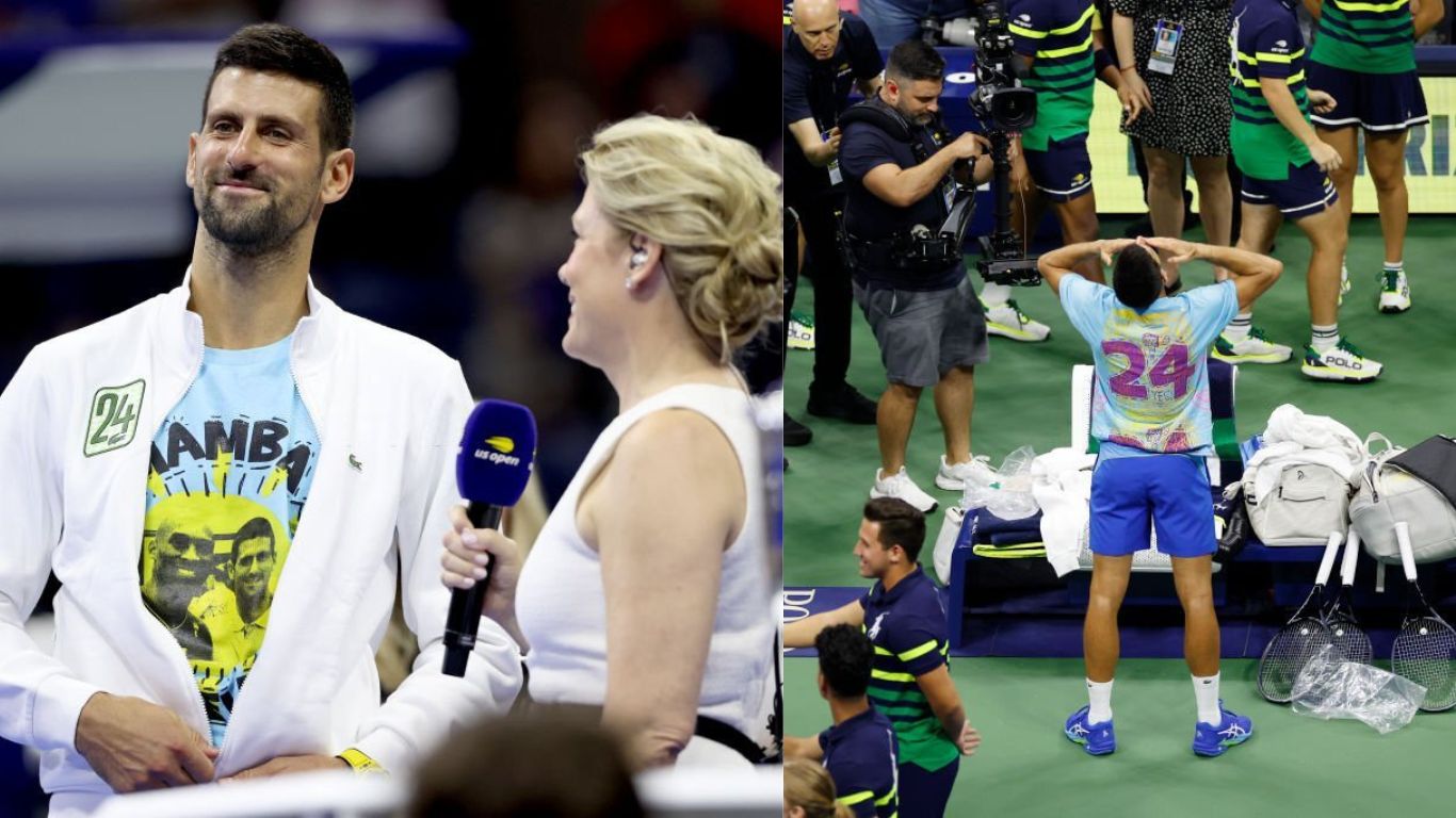 Players pay respects to Kobe Bryant at Australian Open