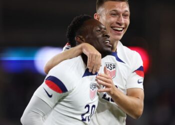 Folarin Balogun scores in USA thumping of Oman