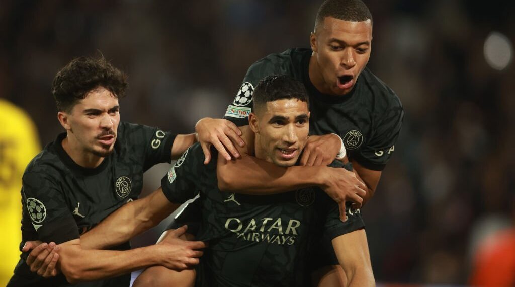 UCL: Morocco’s Hakimi scores as PSG overcome Borussia Dortmund