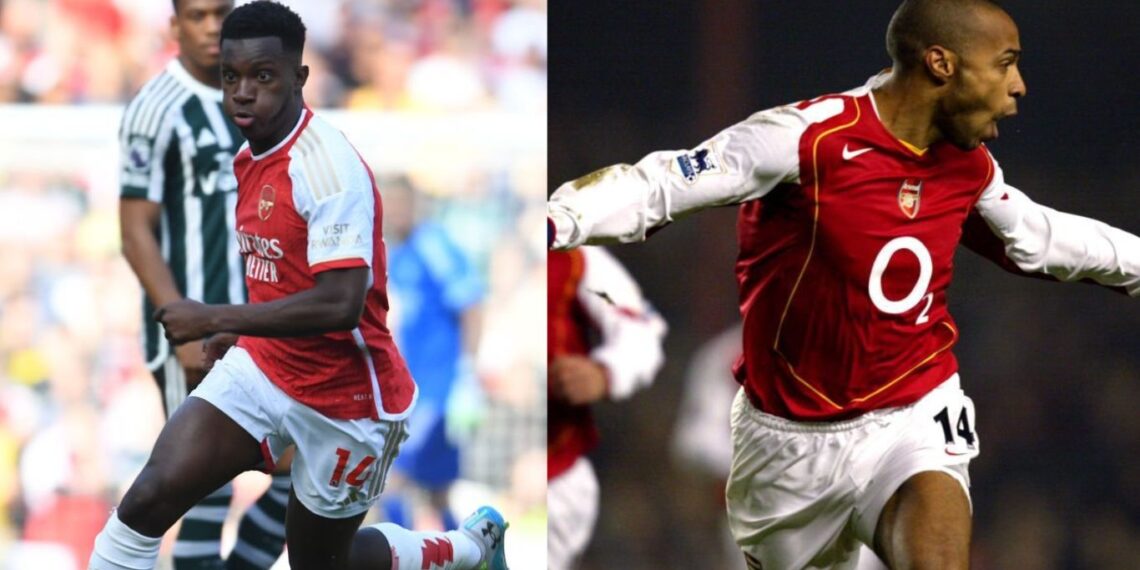Nketiah cites Henry Influence on his  Arsenal career