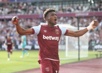 Kudus’ first Premier League goal salvages point for West Ham in four-goal thriller