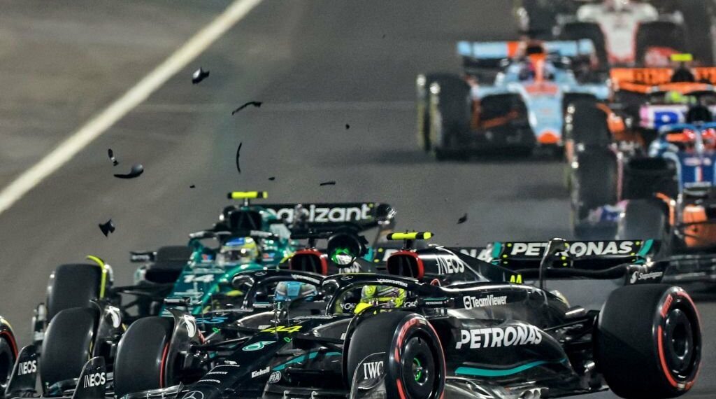 F1: Hamilton takes responsibility for Qatar GP collision with Mercedes teammate Russell