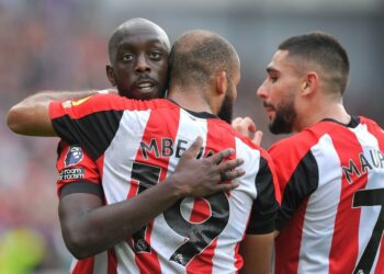Brentford coach Frank excited by Mbeumo, Wissa & Maupay partnership