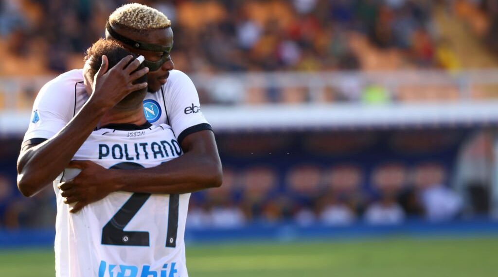 Napoli coach Garcia praises Osimhen’s penalty gesture towards Politano