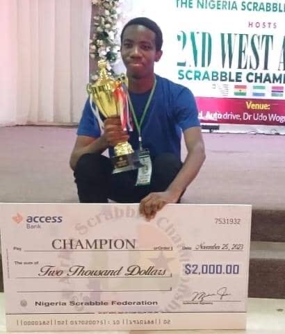 Unilag student Doko wins 2023 West Africa Scrabble Championship