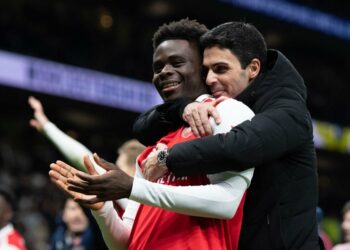 Arteta hails Saka’s positive impact ahead of Arsenal milestone