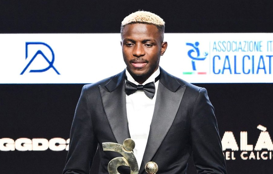 Nigeria star Osimhen wins Italian Footballers’ Association top prize