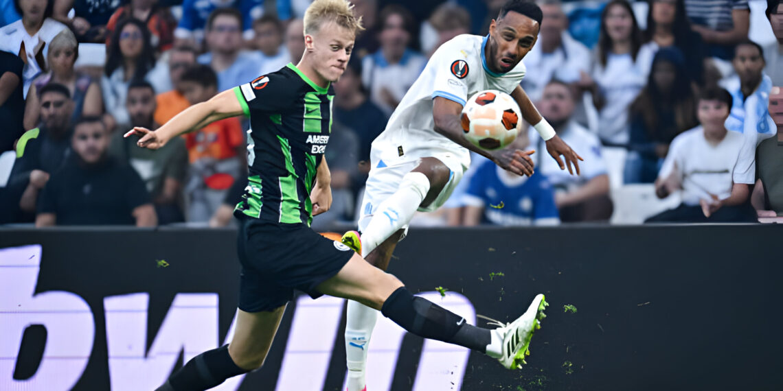 UEL: Brighton coach De Zerbi acknowledges Aubameyang threat ahead of Marseille clash