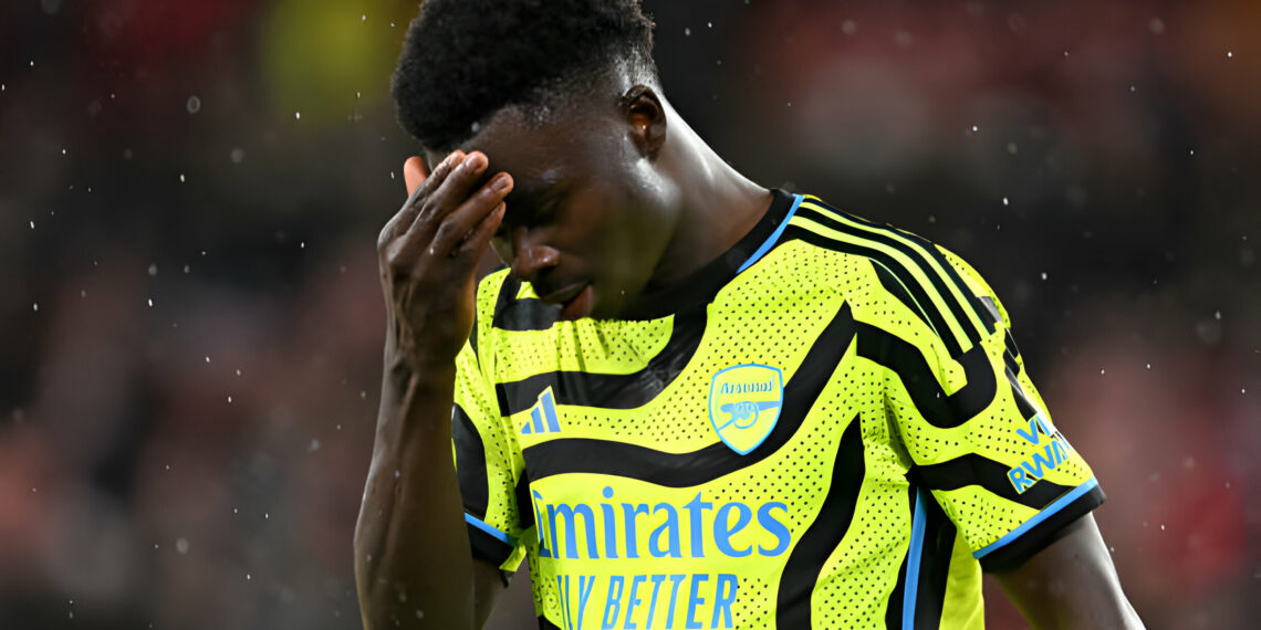 Saka: Arteta explains why Anglo-Nigerian star was substituted off in Arsenal’s big win