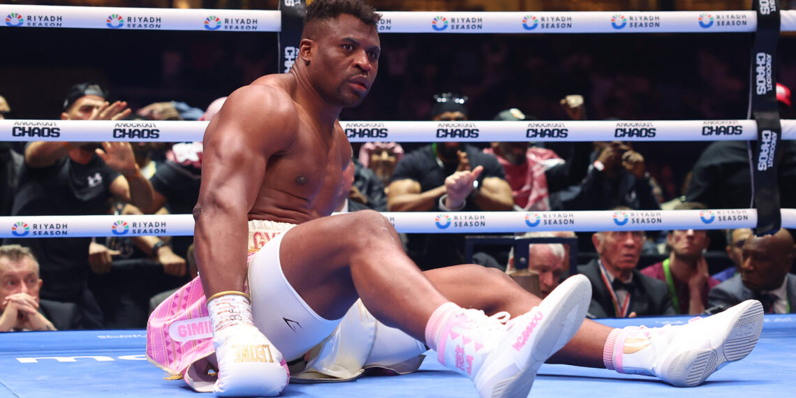Ngannou sends message to fans after defeat to Joshua
