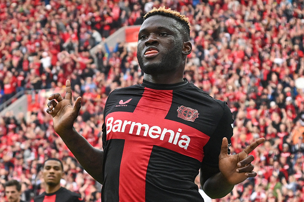 Boniface: Nigerian forward shares social media banter as Leverkusen set unbeaten record