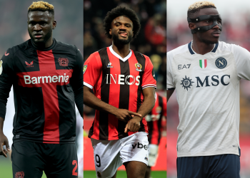 Osimhen, Boniface, Dessers & top Nigerian scorers in Europe