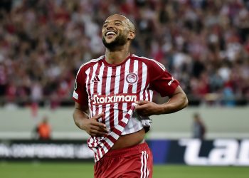 Morocco’s El Kaabi fires Olympiacos to historic Conference League title