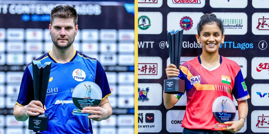 WTT Contender Lagos: Ovtcharov, Akula claim men’s and women’s singles titles