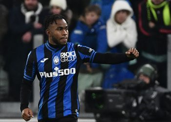Ademola Lookman in action in Atalanta colours
