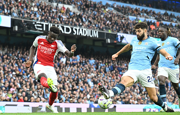 How Saka equalled a 20-year Thierry Henry Arsenal record in draw with Man City