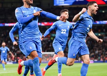 Nations League: Pavlidis scores twice as Greece beat England at Wembley