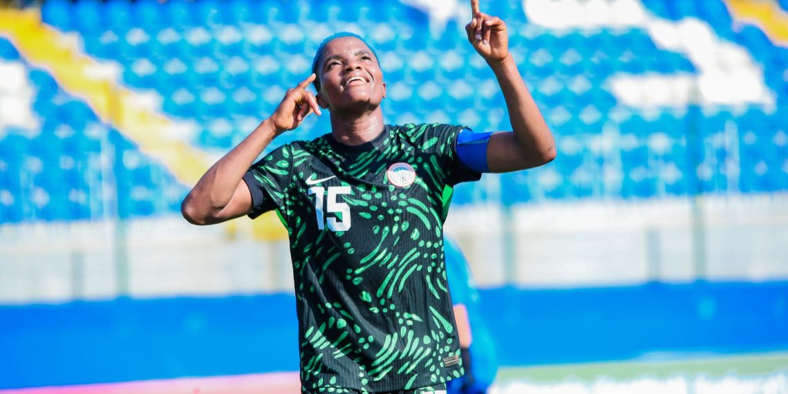 Rasheedat Ajibade inspires Super Falcons to friendly victory over Algeria