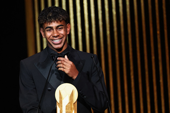 2024 Ballon d’Or: Barcelona’s Lamine Yamal wins Kopa Trophy