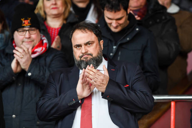 Nottingham Forest owner Marinakis gets five-match ban for spitting towards officials