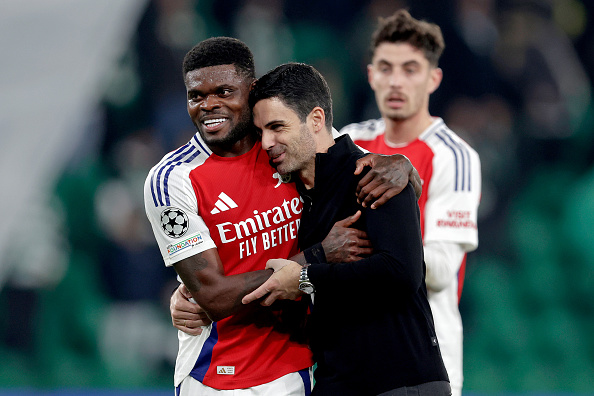 Partey: Arsenal boss Arteta happy with Ghanaian midfielder’s consistency