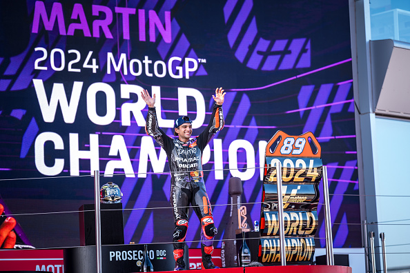 Jorge Martin crowned 2024 MotoGP champion at Barcelona season finale