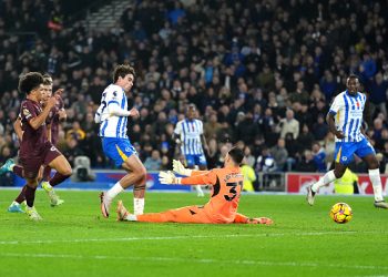 PL Roundup: Man City stunned at Brighton; Liverpool beat Villa to go five points clear