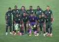 Nigeria's Super Eagles players pose for Team photo