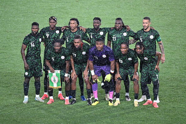 Nigeria's Super Eagles players pose for Team photo
