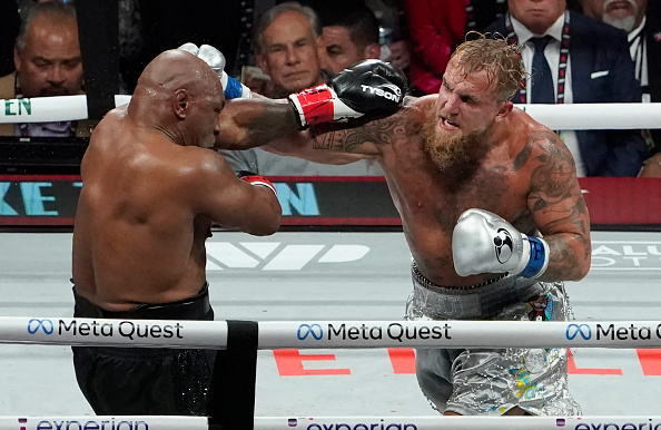 Mike Tyson and Jake Paul fight in Arlington, Texas