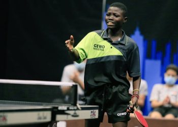 Kuti begins title defence at 2nd Daniel Ford Elite Table Tennis Championships