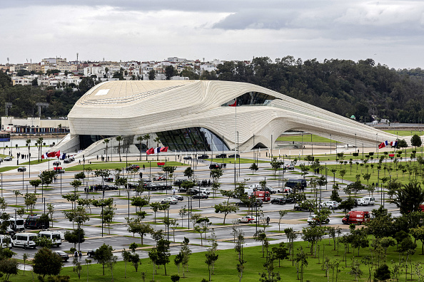 View of the Mohammed VI Grand Theatre in Rabat, Morocco
