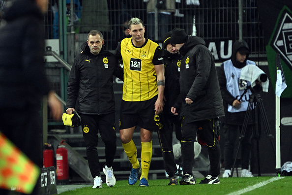 Dortmund’s Niklas Sule to be out for ‘several months’ with ankle injury
