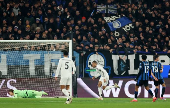 UCL: Real Madrid win at Atalanta as Liverpool near last 16 qualification 