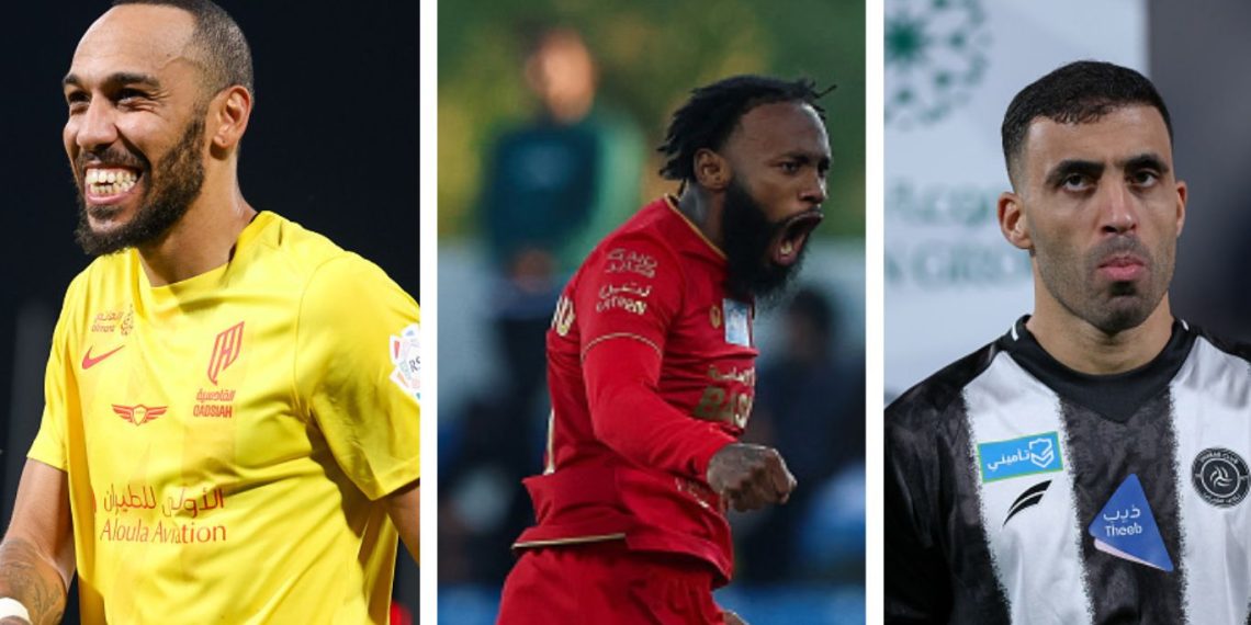 Aubameyang, N’Koudou & Hamdallah score two goals each in Saudi Pro League