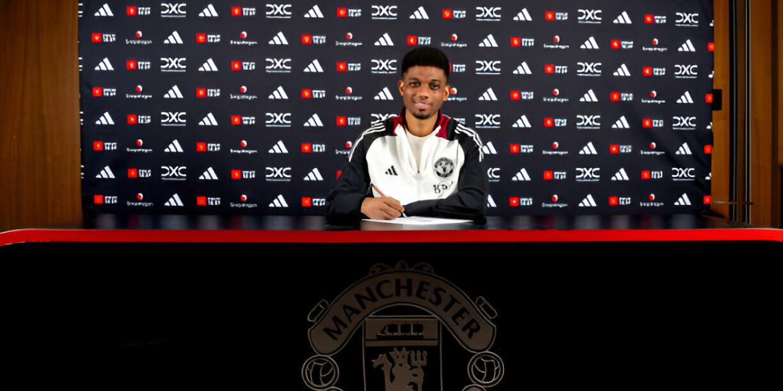 Amad Diallo: Ivorian extends contract to remain at Man Utd until 2030